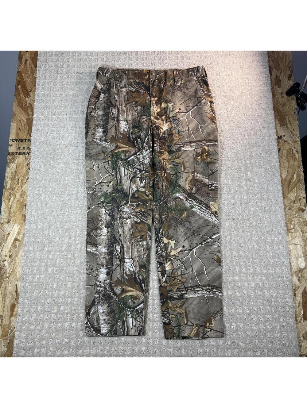 Browning Realtree Camo Cargo Pants Large 36x31